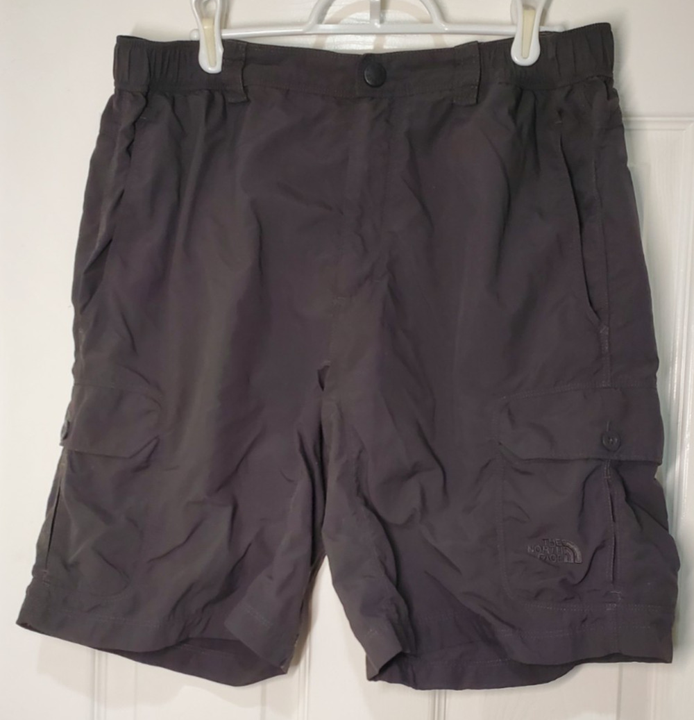 The North Face Shorts Mens M Horizon Peak Cargo Elastic Waist Ripstop Nylon 31w